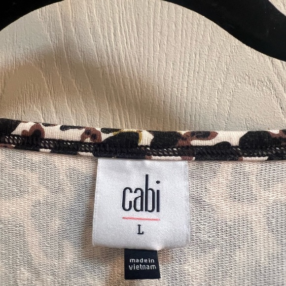 Cabi Leopard Print Tank (Sz.L) - Picture 3 of 5